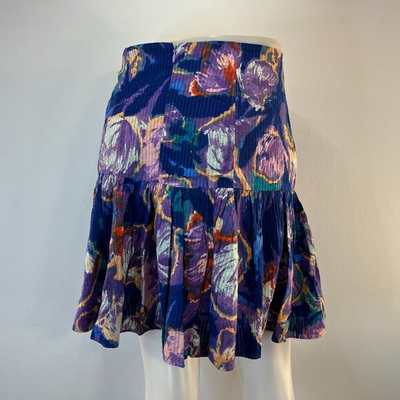 Circus NY Women's Chelsea Flower Dye Fairy Wren Flare Mini Skirt - Size 32 - NWT - Picture 4 of 5